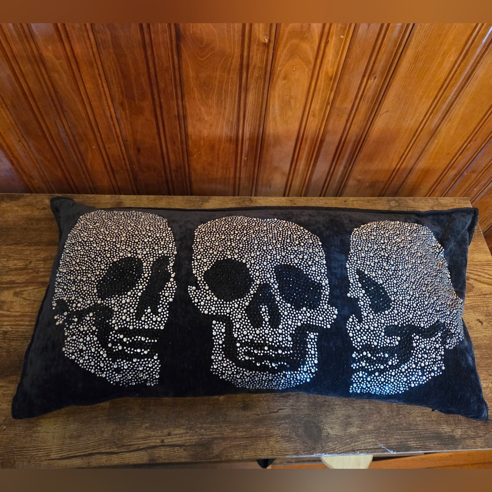 Spooky Textured Pillow